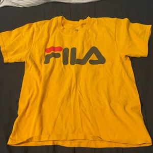 Fila, size XS, yellow.
